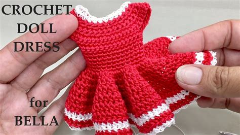 easy crochet doll dress for beginners